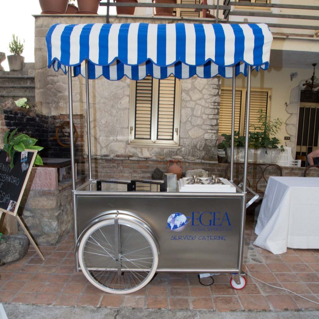 Carretto gelati per catering